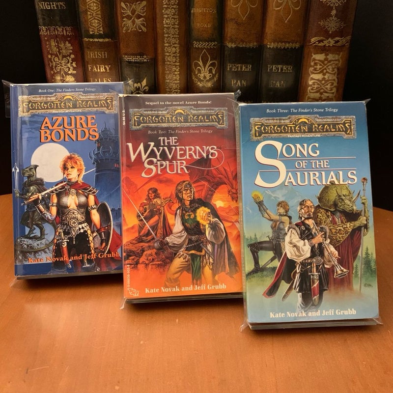 Complete Finder’s Stone Trilogy Set: Azure Bonds, The Wyvern’s Spur, Song of the Saurials