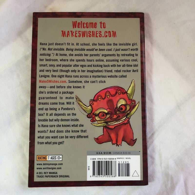 Avril Lavigne's Make 5 Wishes Volume 1