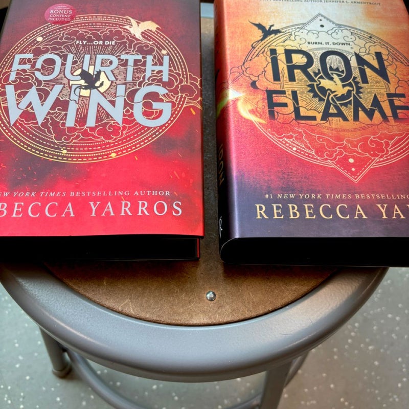 Fourth Wing & Iron Flame special edition set, SPRAYED EDGES