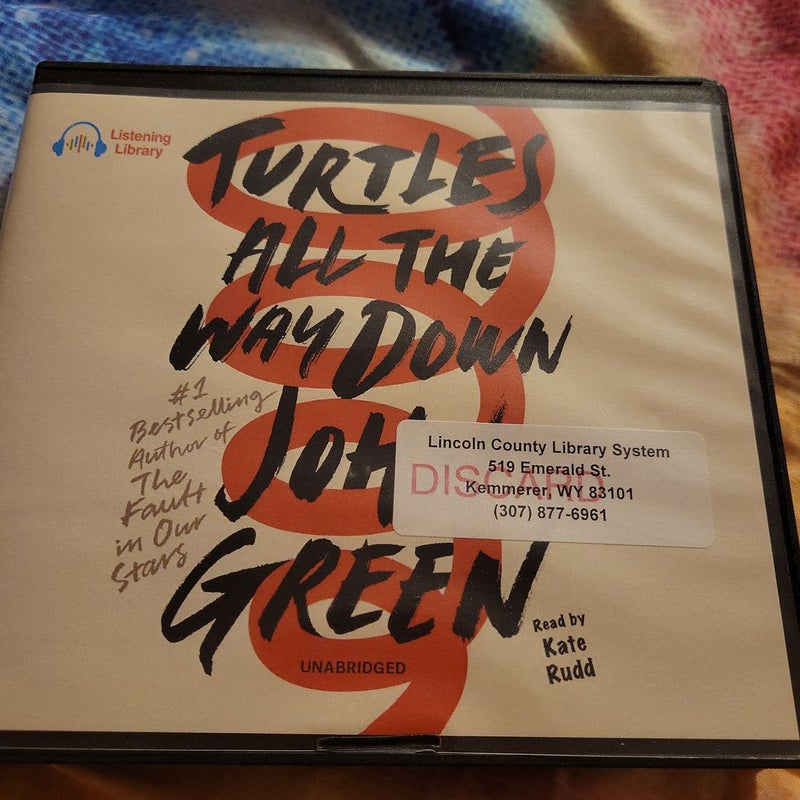 Turtles All the Way Down audiobook CD