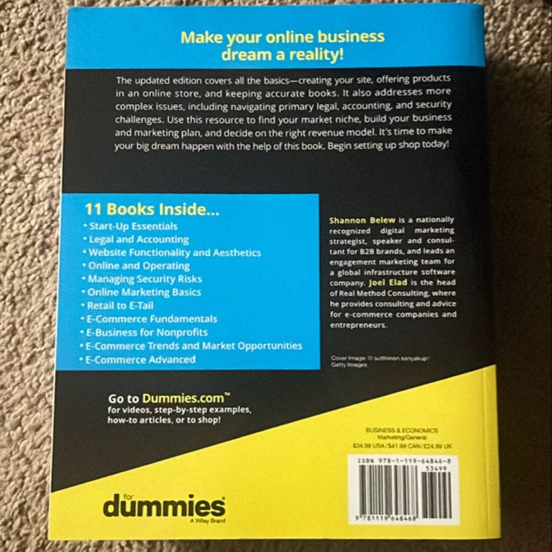 Starting an Online Business All-In-One for Dummies