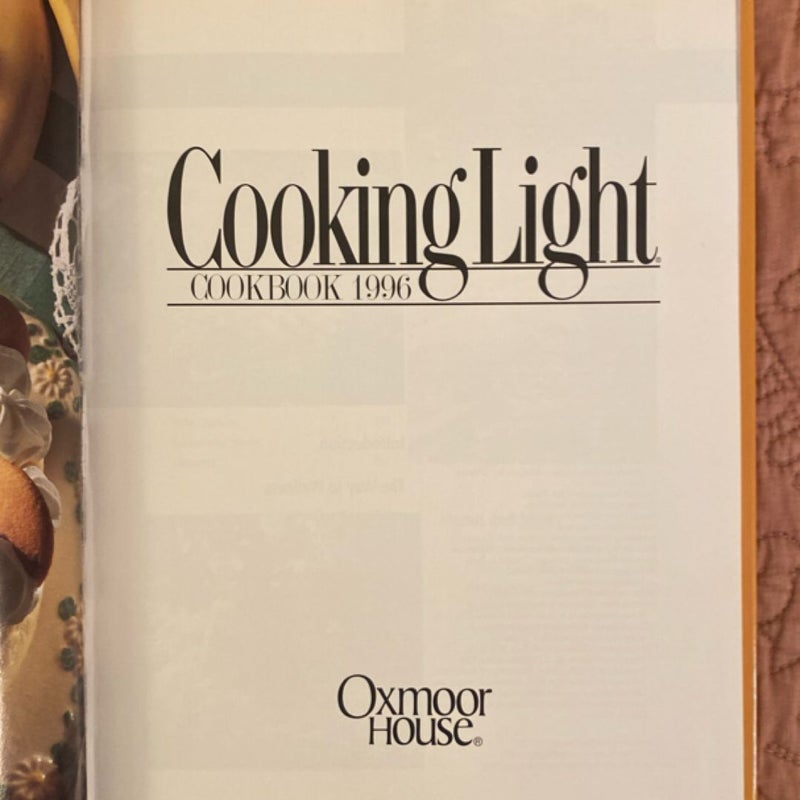 Cooking Light Cookbook, 1996