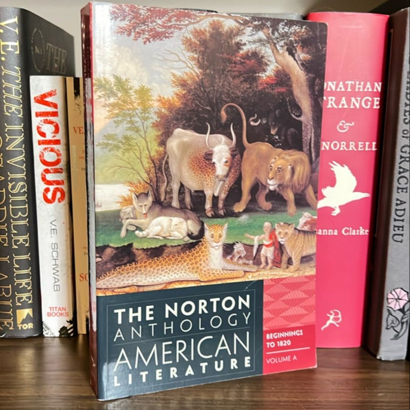 The Norton Anthology of American Literature: Beginnings to 1820