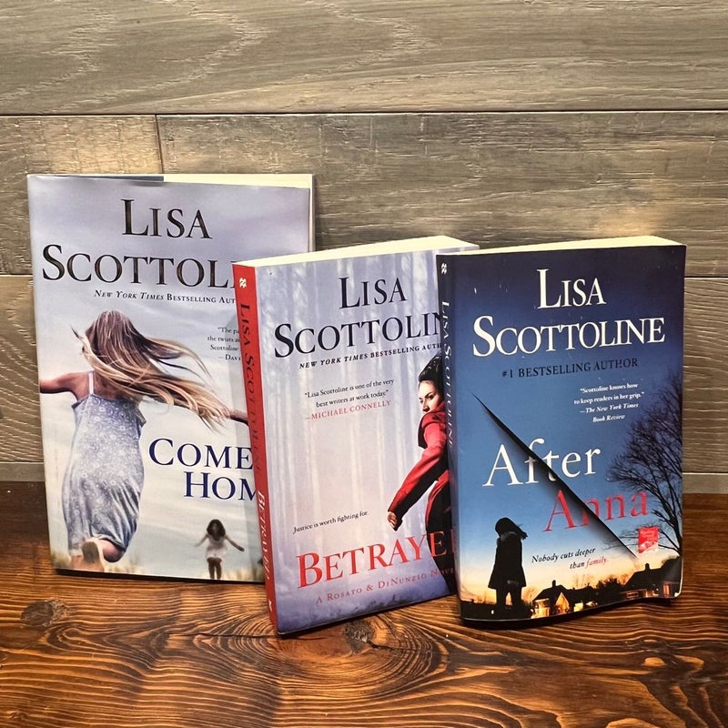 Lot of 5 Lisa Scottoline Crime Thrillers Novels Hardcover HCDJ & Paperback Books