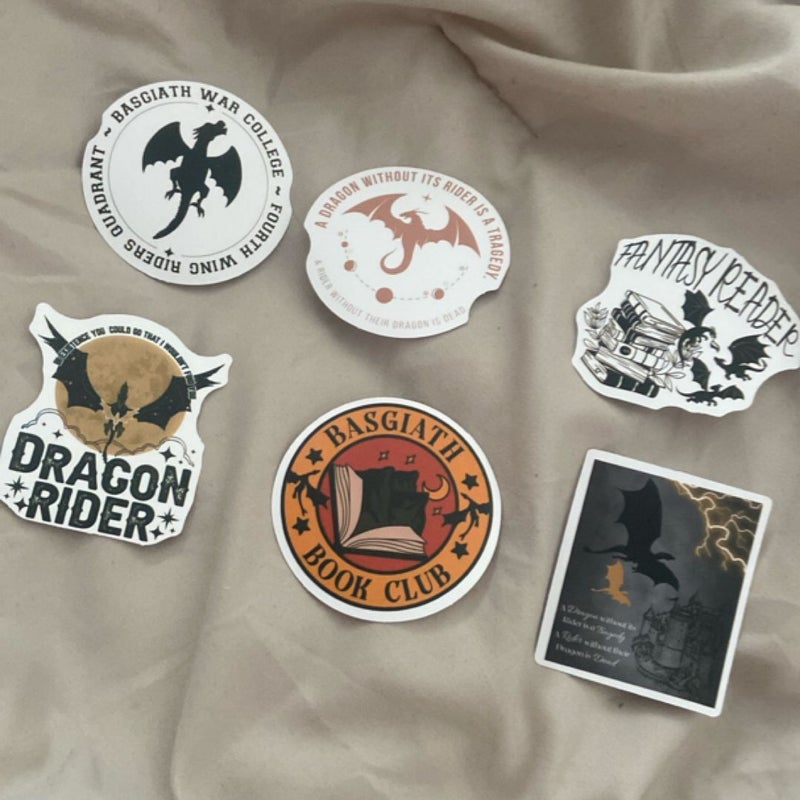 [BUNDLE] Fourth Wing- 11p. Sticker Pack