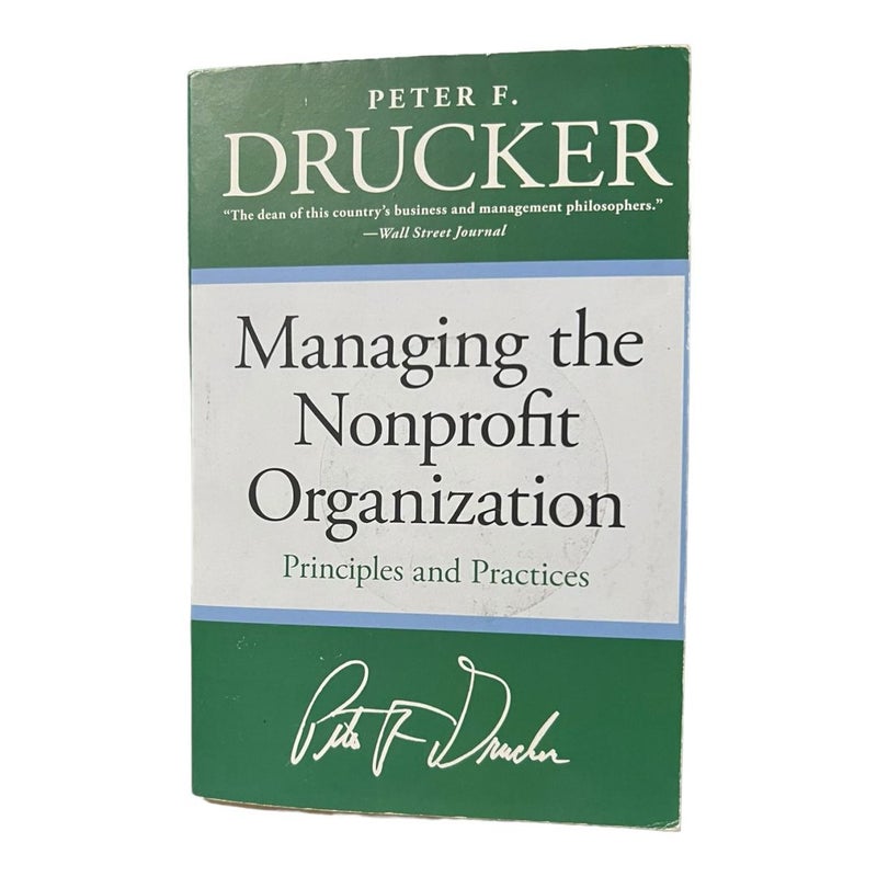 Managing the Non-Profit Organization