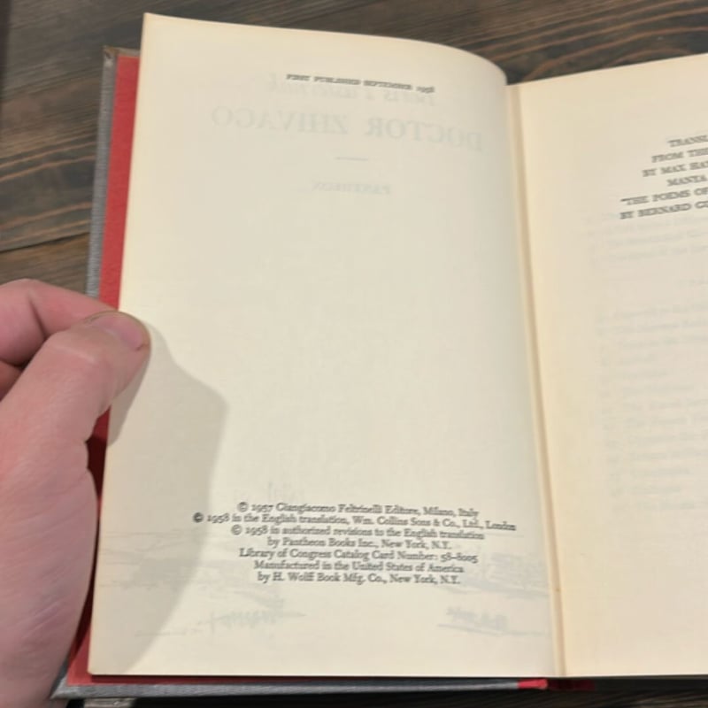 Doctor Zhivago (first edition)