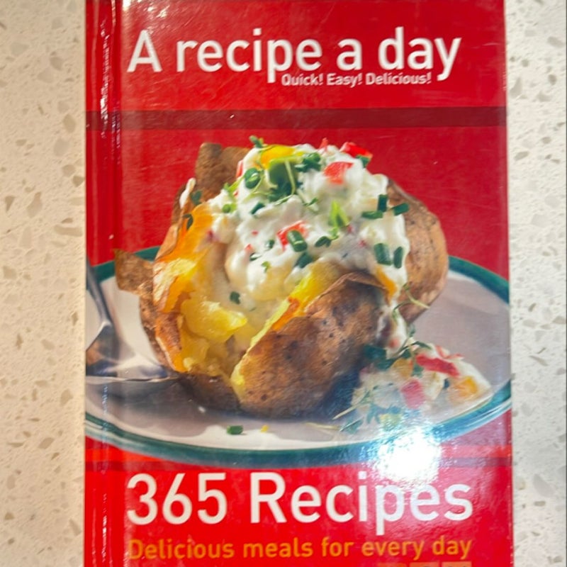 A recipe a day, 365 recipes