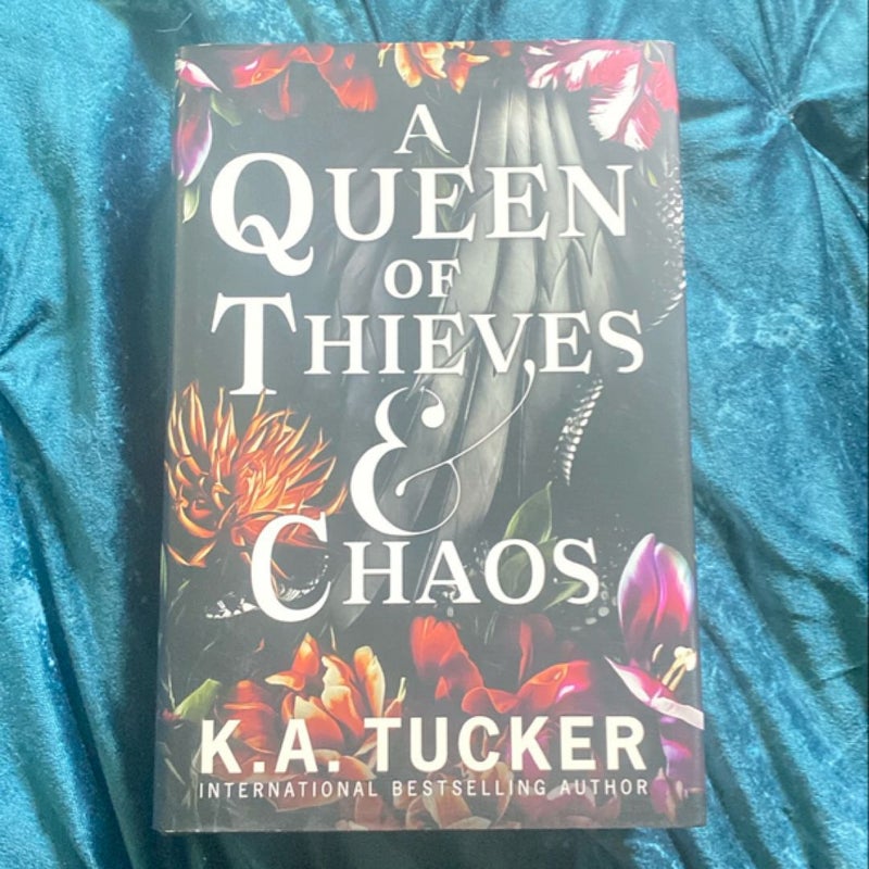 A Queen of Thieves and Chaos by KA Tucker UK edition