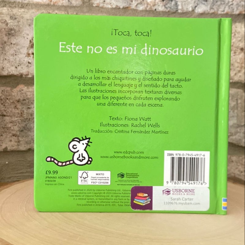 Este no es mi dinosaurio