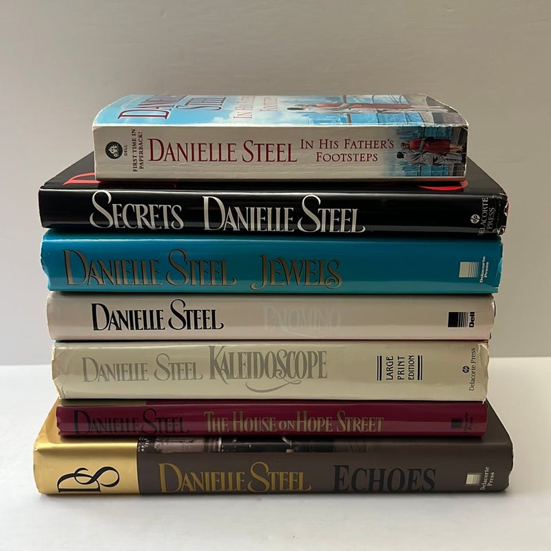 Danielle Steel’s  Bundle (7 Books): Secrets, Jewels, Palomino, Kaleidoscope, The House on Hope Street & Echoes 