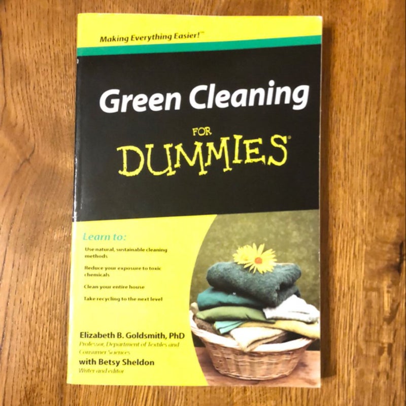 Green Cleaning for Dummies