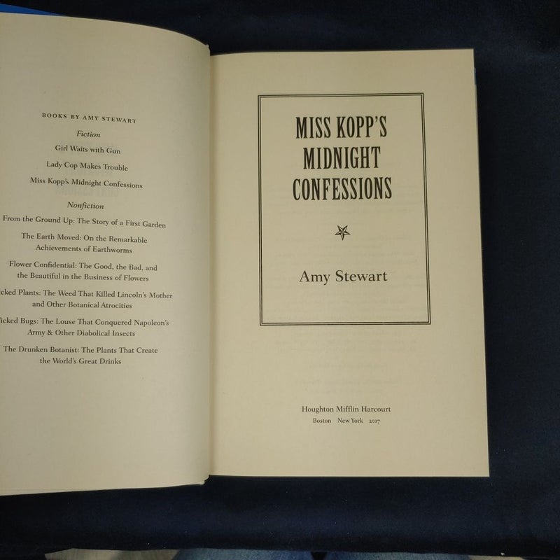 Miss Kopp's Midnight Confessions (First ed)