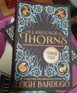 The Language of Thorns SIGNED