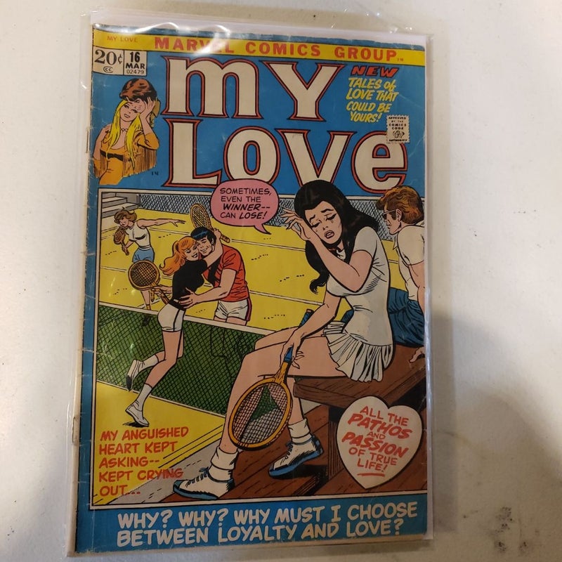 Vintage romance comics