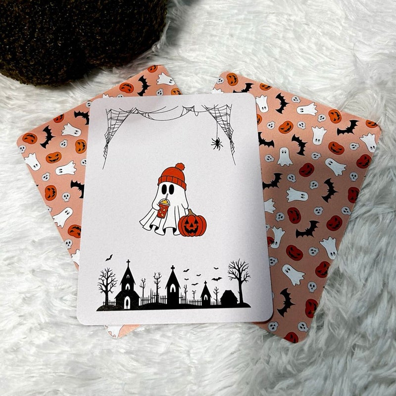 📚🧡 Reversible Halloween Kindle Insert!