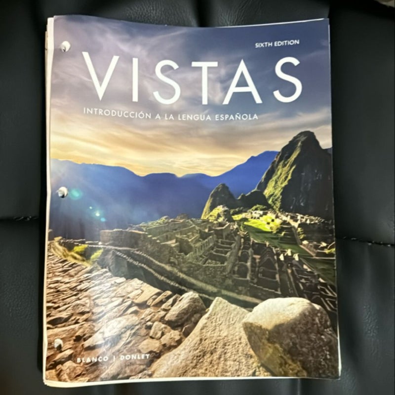 Vistas 6e Student Edition (LL)