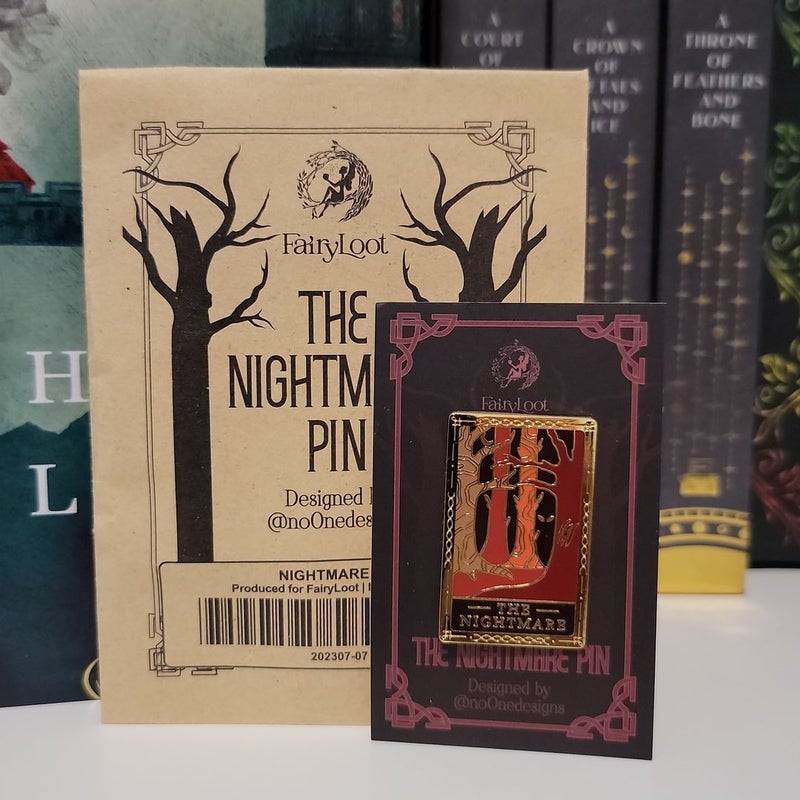 Fairyloot One Dark Window The Nightmare Pin (Book Not Included) by Rachel  Gillig, Paperback