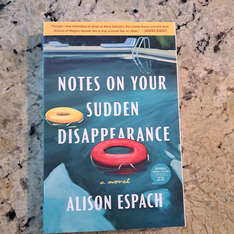 Notes on Your Sudden Disappearance