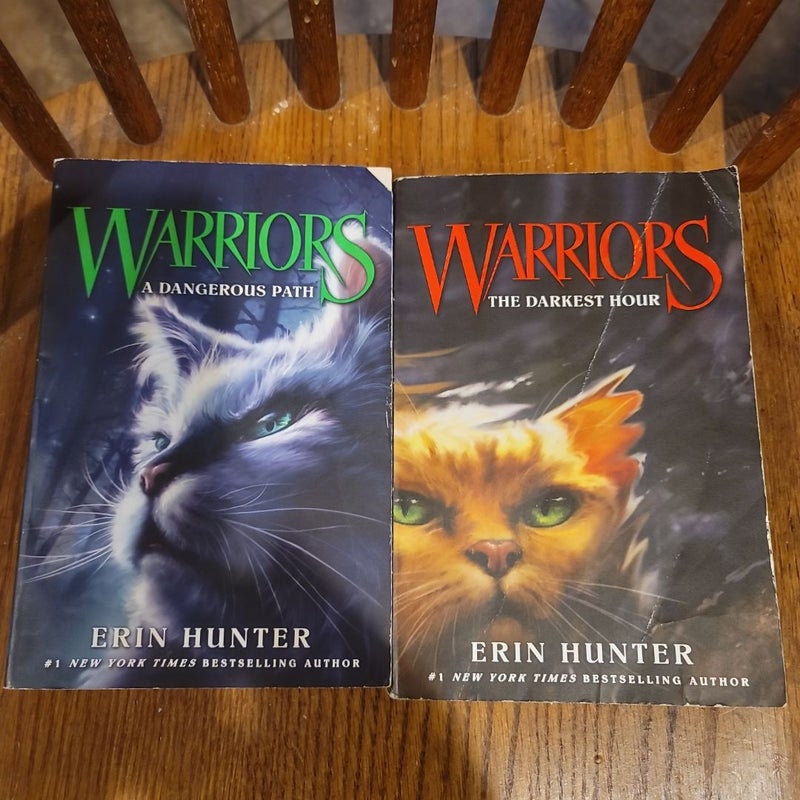 *CLEARANCE* BUNDLE-Warriors, The Prophecies Begin 1) Forest Of Secrets Book 3  2) Rising Storm Book 4  3) A Dangerous Path Book 5  4) The Darkest Hour Book 6  [Erin Hunter]