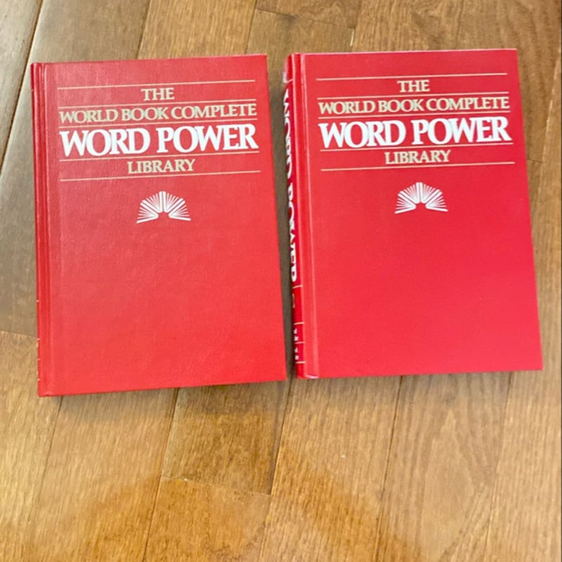 BUNDLE: The World Book Complete Word Power Library Vol. 1 and 2 