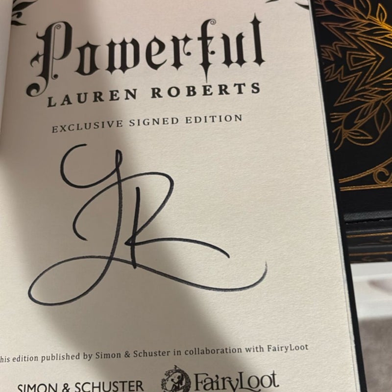 Powerless, Reckless, Powerful Fairyloot Edition *All Signed, Two sided cover* 
