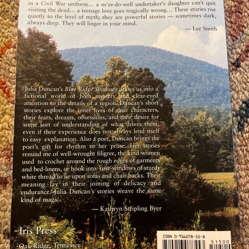 Blue ridge shadows stories