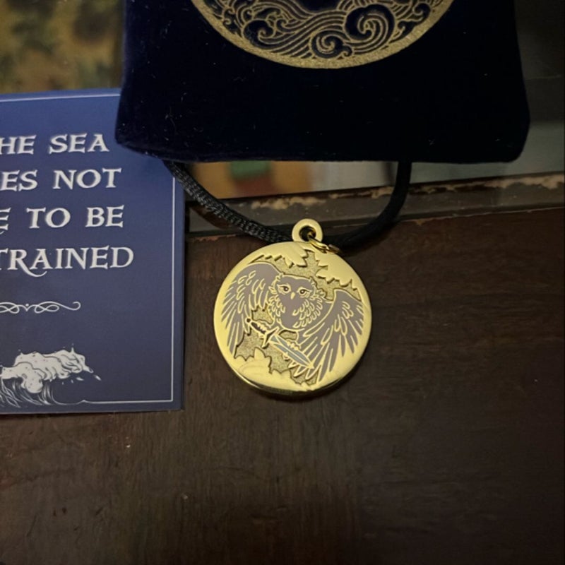 Double-sided Percy Jackson necklace