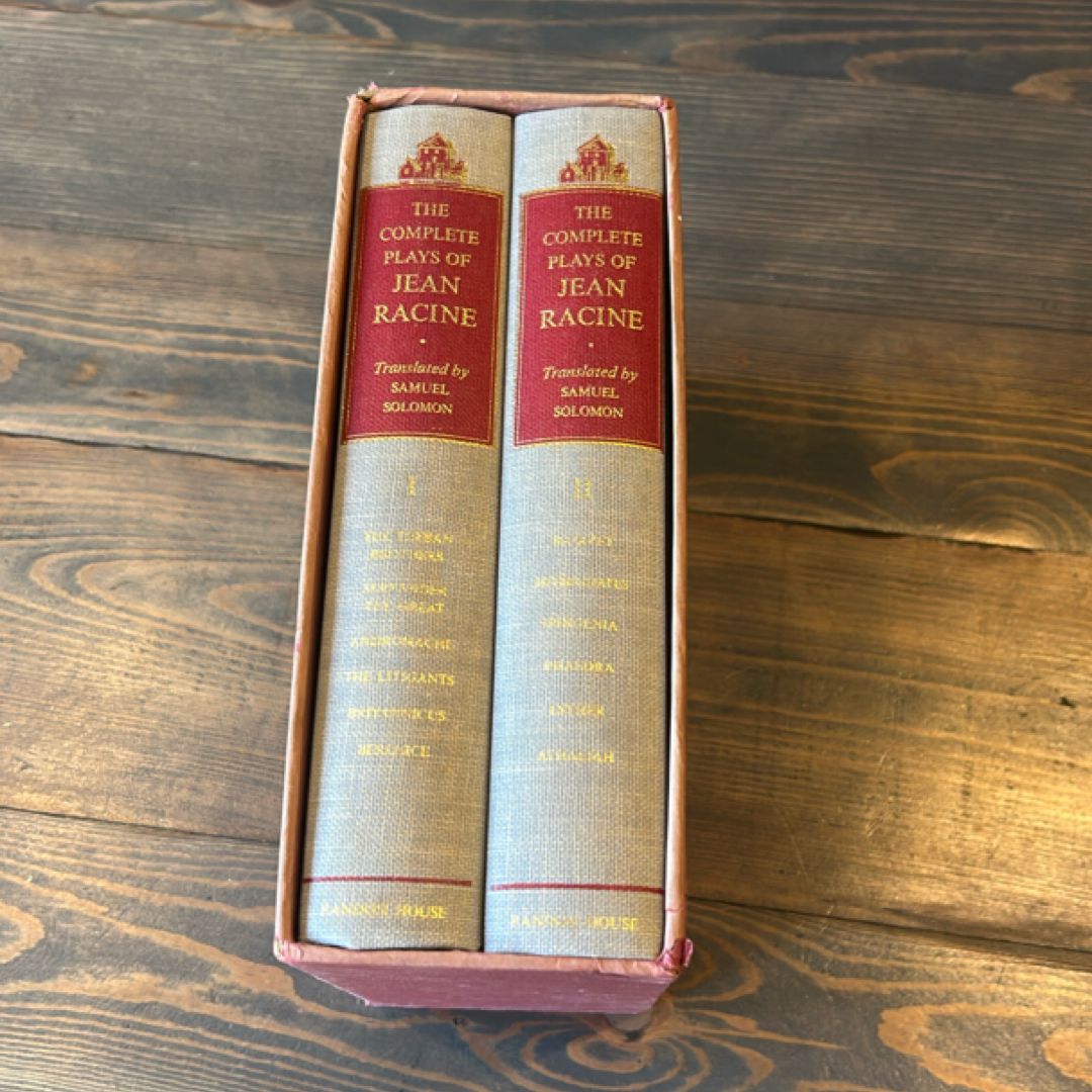 Complete Plays of Jean Racine