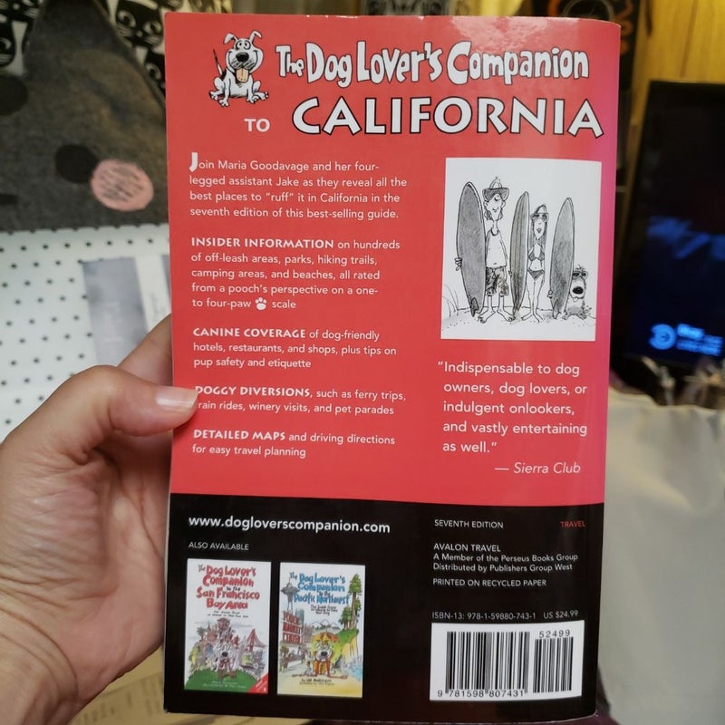 The Dog Lover's Companion to California, New 7th Edition