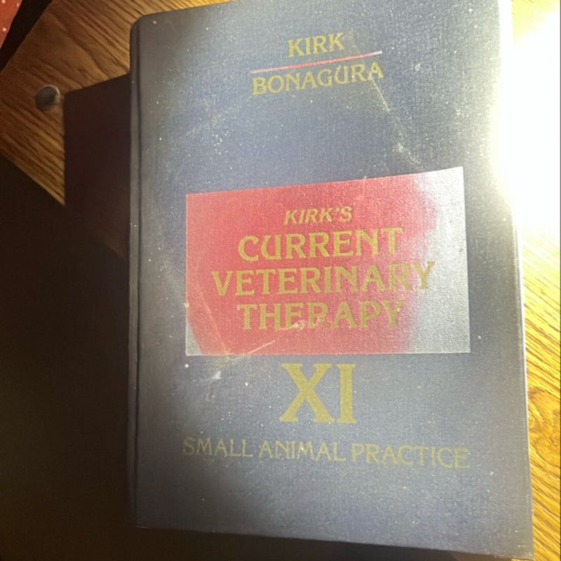 Current Veterinary Therapy XI