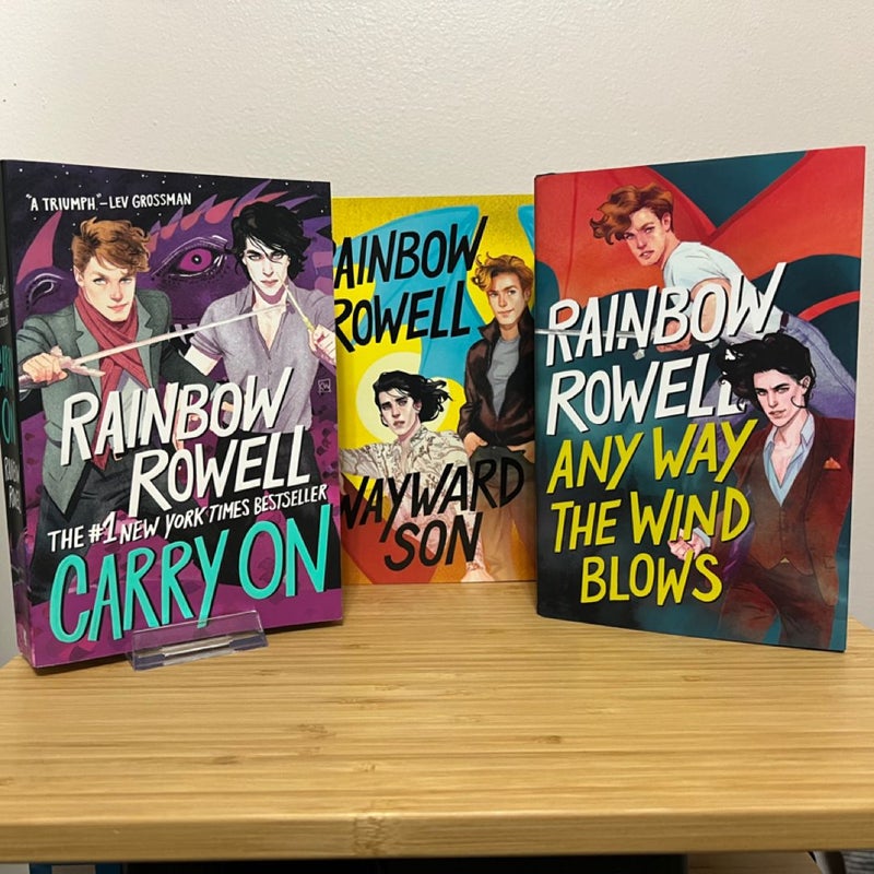 Carry On, Wayward Son, & Anyway The Wind Blows Series Book Set