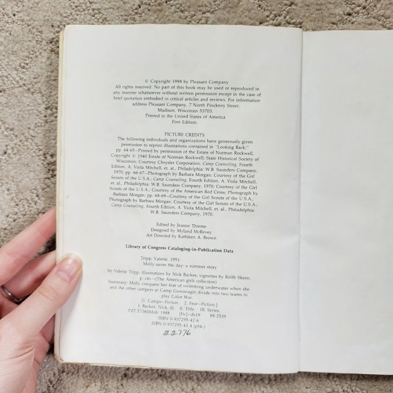 Molly Saves the Day: A Summer Story (1st Edition, 1988)