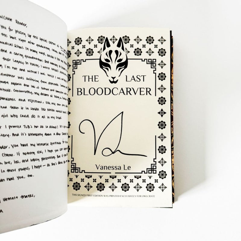 The Last Bloodcarver (Owlcrate Exclusive Edition)