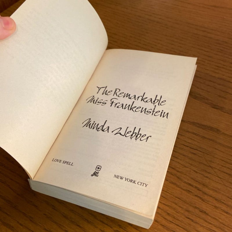 The Remarkable Miss Frankenstein