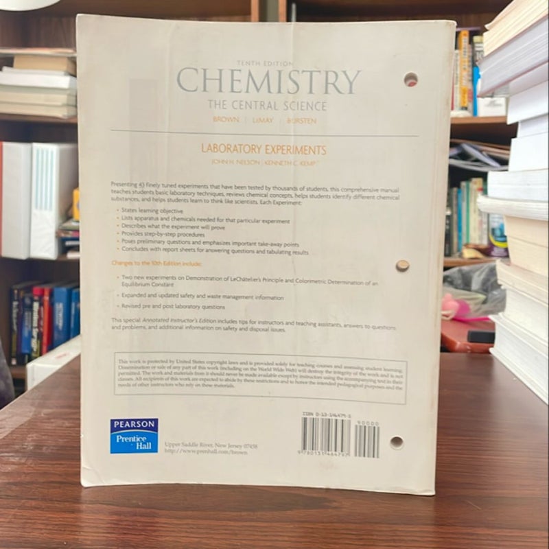 Chemistry - The Central Science 10th Edition