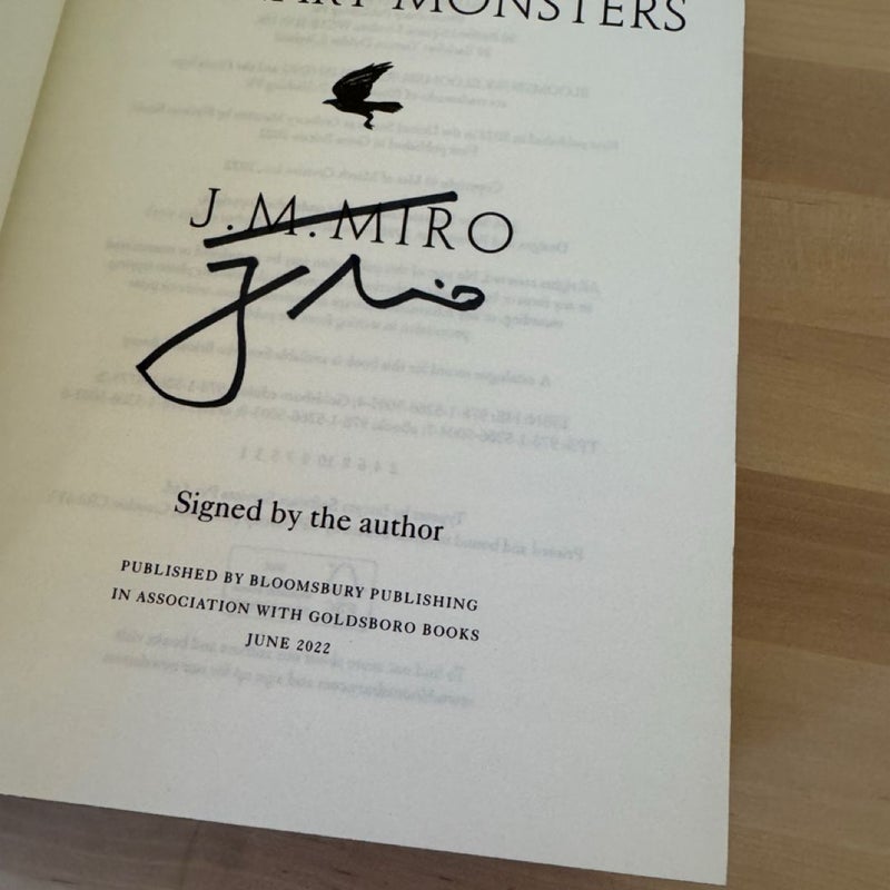 Ordinary Monsters Goldsboro signed and numbered 