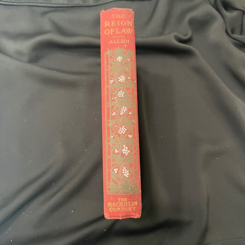 The Reign of Law (Antique 1900)