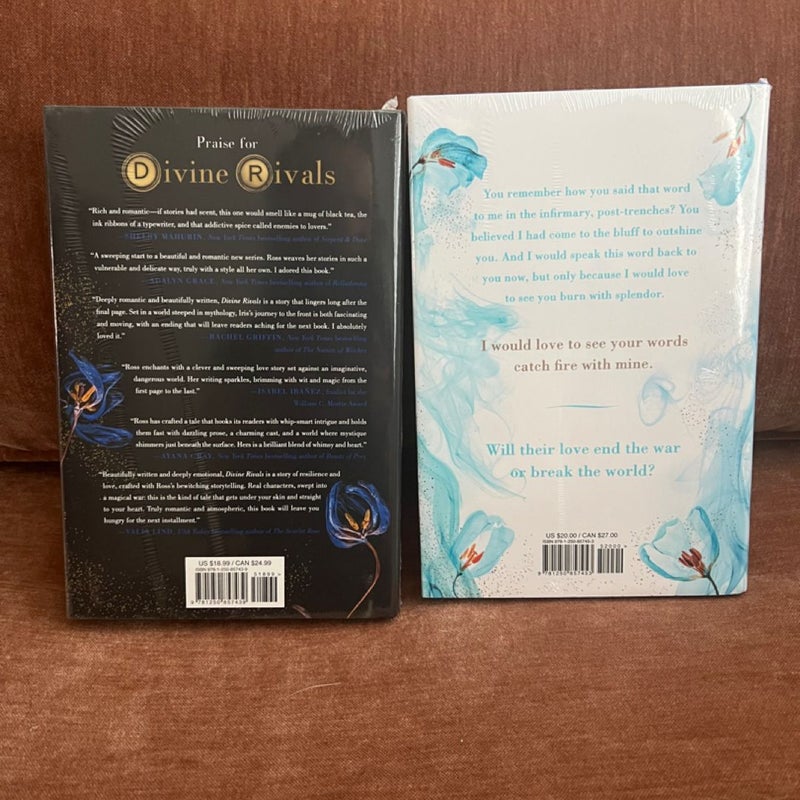 Letters of Enchantment - Custom Sprayed Edges Editions - Divine Rivals & Ruthless Vows 