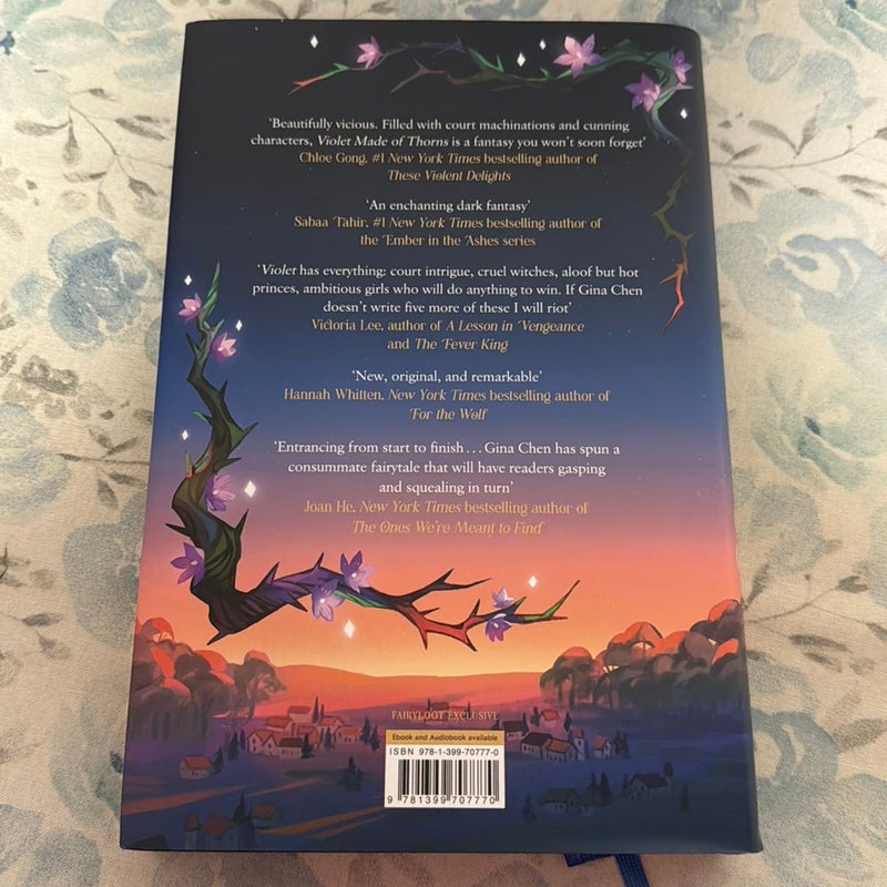 Violet Made of Thorns   Signed Fairyloot Edition