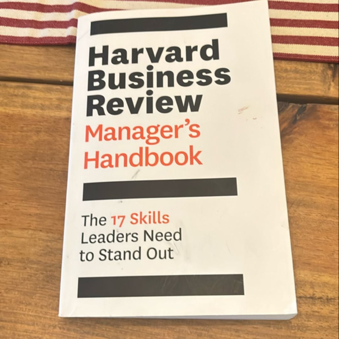 Harvard Business Review Manager's Handbook