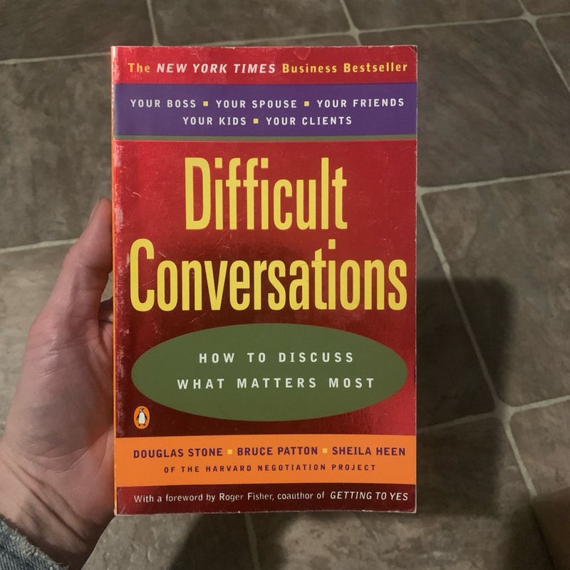 Difficult Conversations 