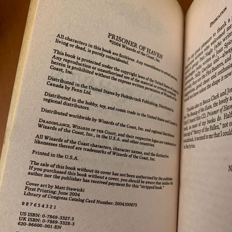 DragonLance: Complete Age of Mortals Series 1-6 Set & Bertrem’s Guide: Conundrum, The Lioness, Dark Thane, Prisoner of Haven, Wizards’ Conclave, The Lake of Death, Bertrem’s Guide to the Age of Mortals, All First Edition First Printing