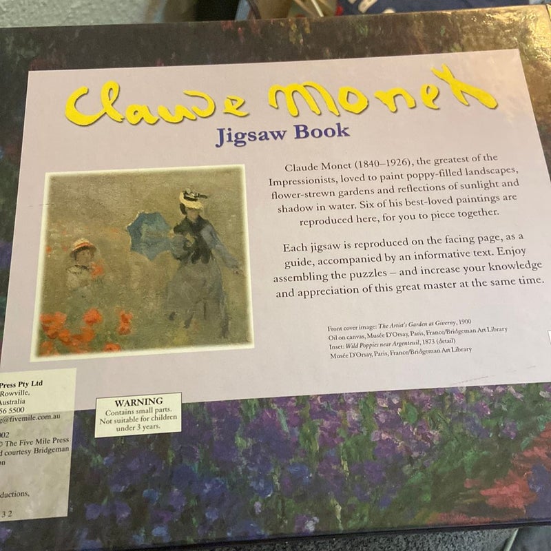 Monet Jigsaw Book