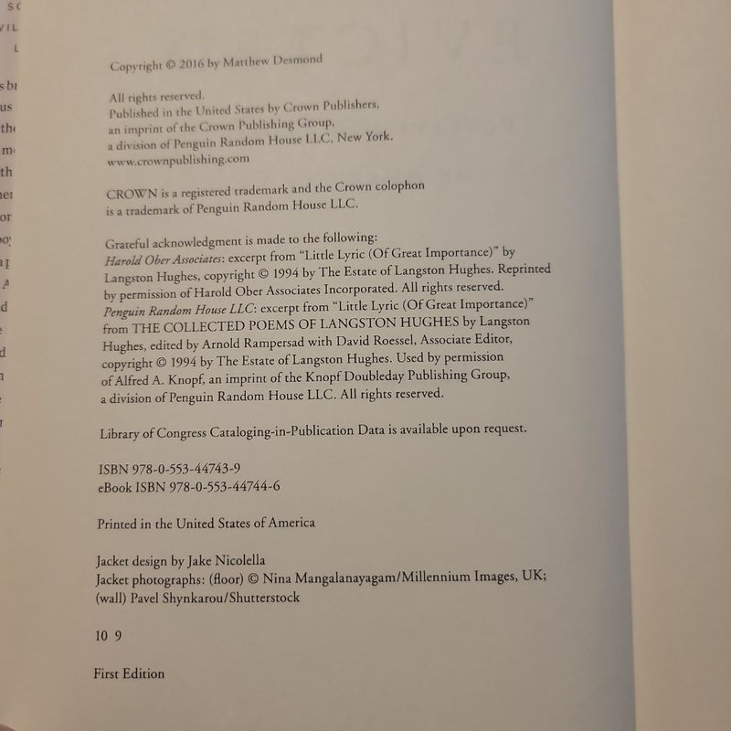 Evicted (First Edition)