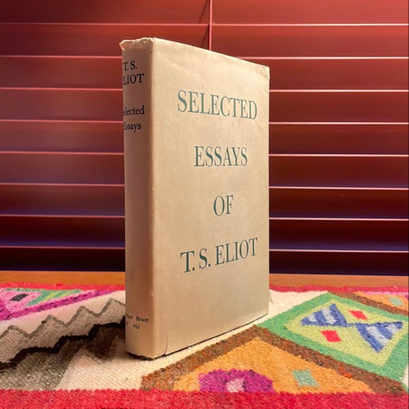 Selected Essays of T. S. Eliot (1964)