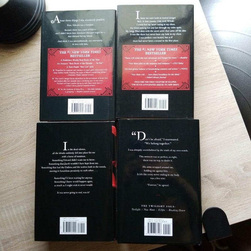 The Twilight Saga: books 1-4