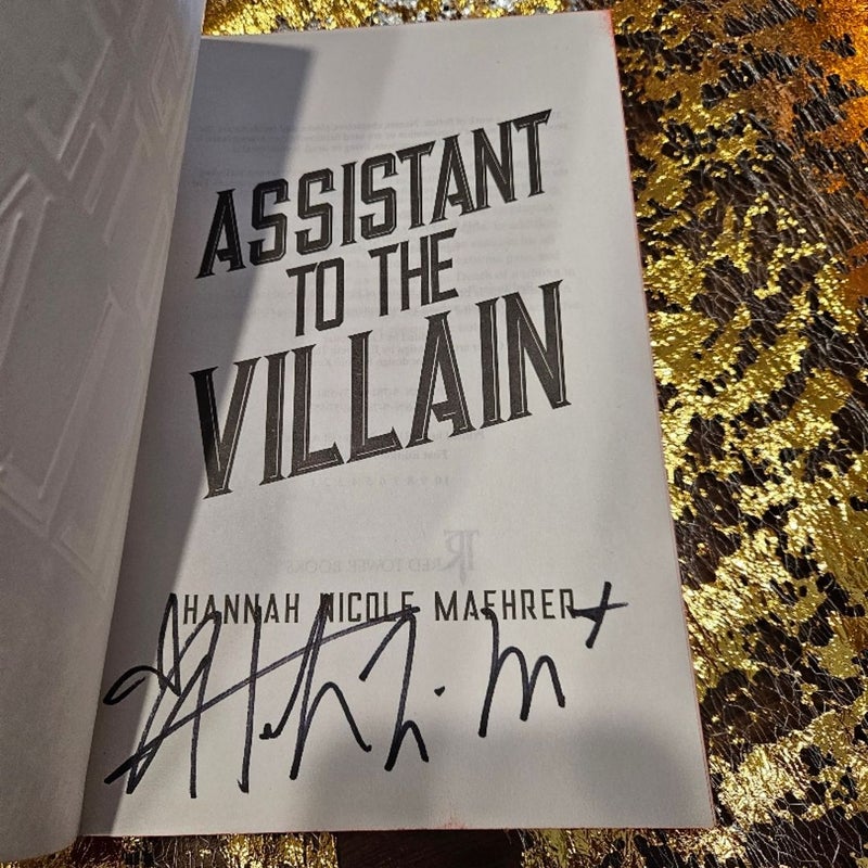 *SIGNED* Assistant & Apprentice to the Villian