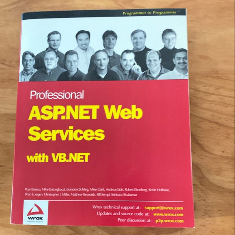 Professional ASP.NET Web Services