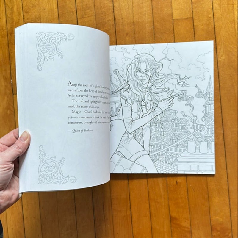 The Throne of Glass Coloring Book